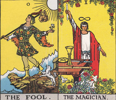 Comparison of the Fool and the Magician