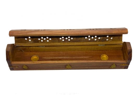 Buddha Wooden Box Incense Burner
