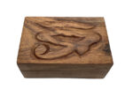 Hand Carved Eye of Horus Wooden Box