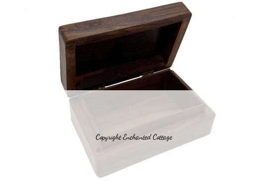 Hand Carved Triquetra Box Inside