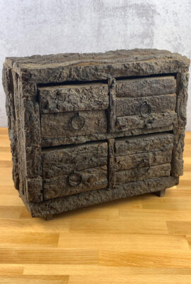 Natural Bark Herb Chest