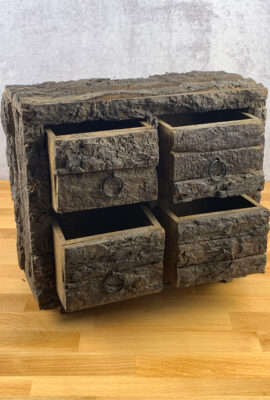 Natural Bark Herb Chest