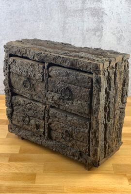 Natural Bark Herb Chest