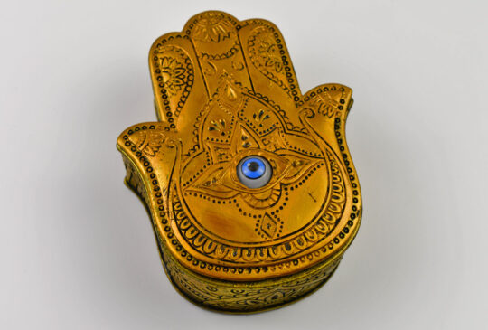 Hamsa Hand with Evil Eye Box
