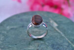 Fire Agate Ring in Sterling Silver