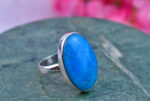 Hemimorphite Ring in Sterling Silver