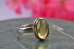Lemon Topaz Ring in Sterling Silver