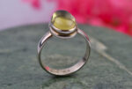 Lemon Topaz Ring in Sterling Silver