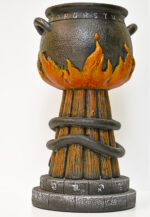 Triple Moon Cauldron Candle Holder