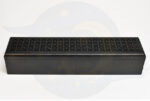 Large Black Wooden Incense Burner with Fire Proof Felt