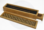 Large Natural Wood Incense Box